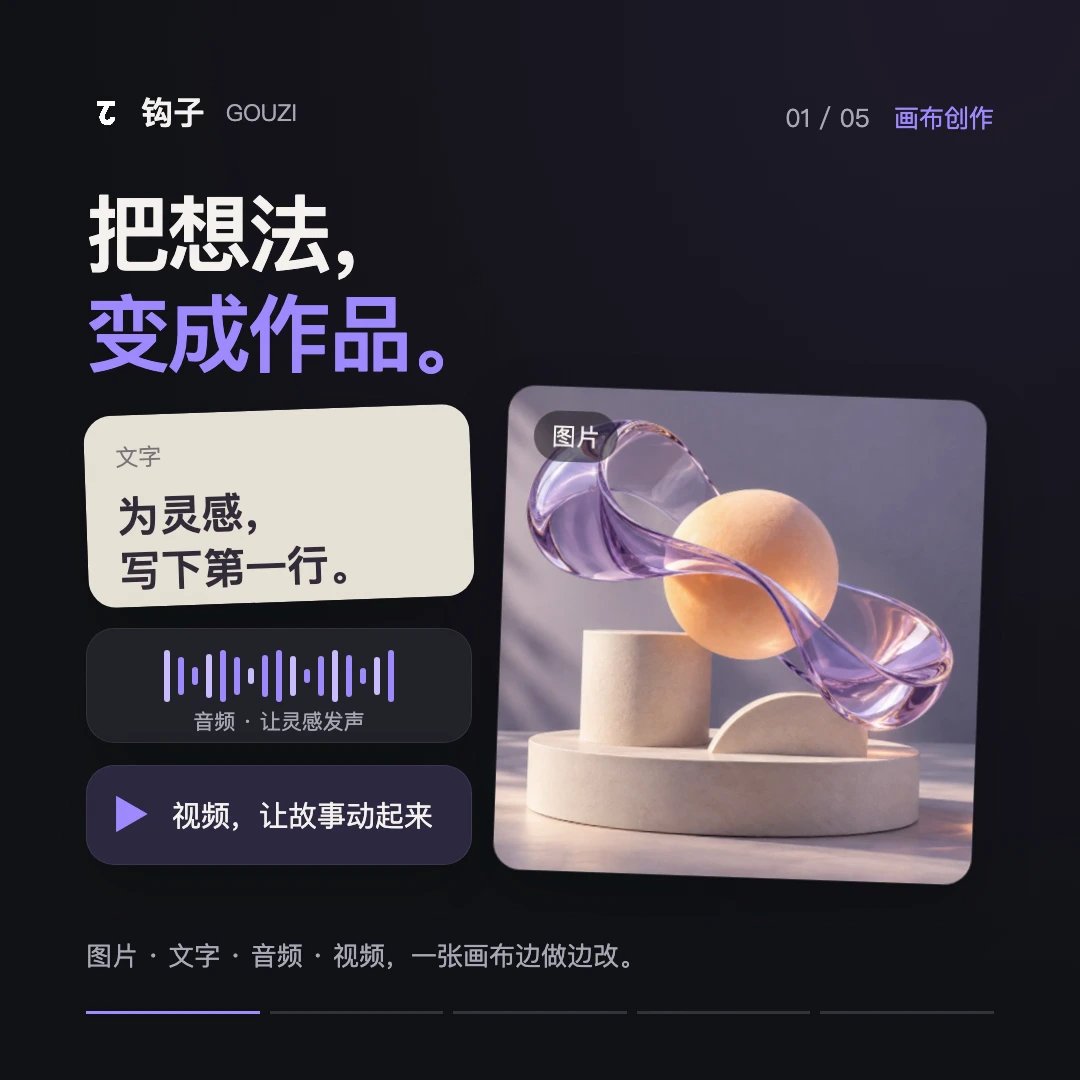 钩子五步创作指南视频封面